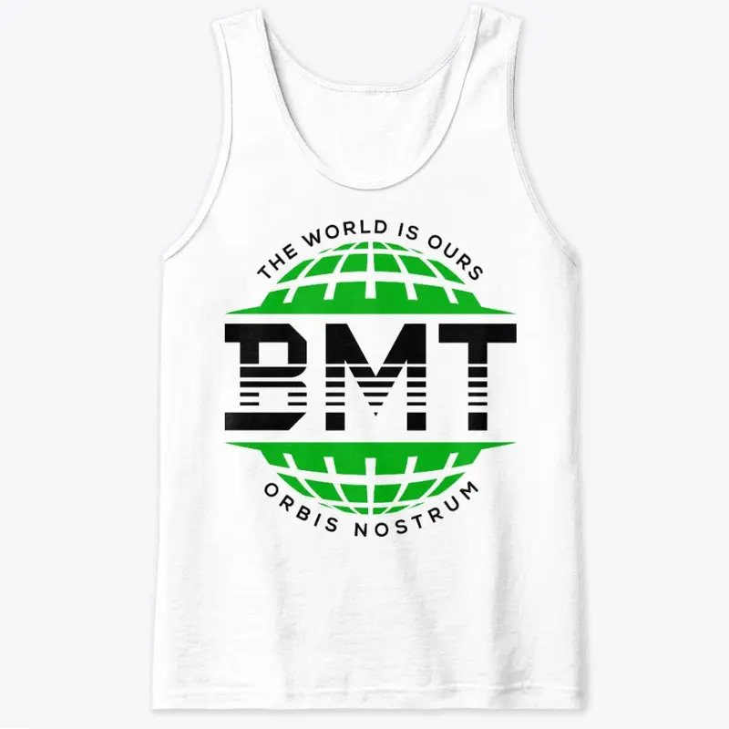 Blackmen travels Globe Tank Top  (green)