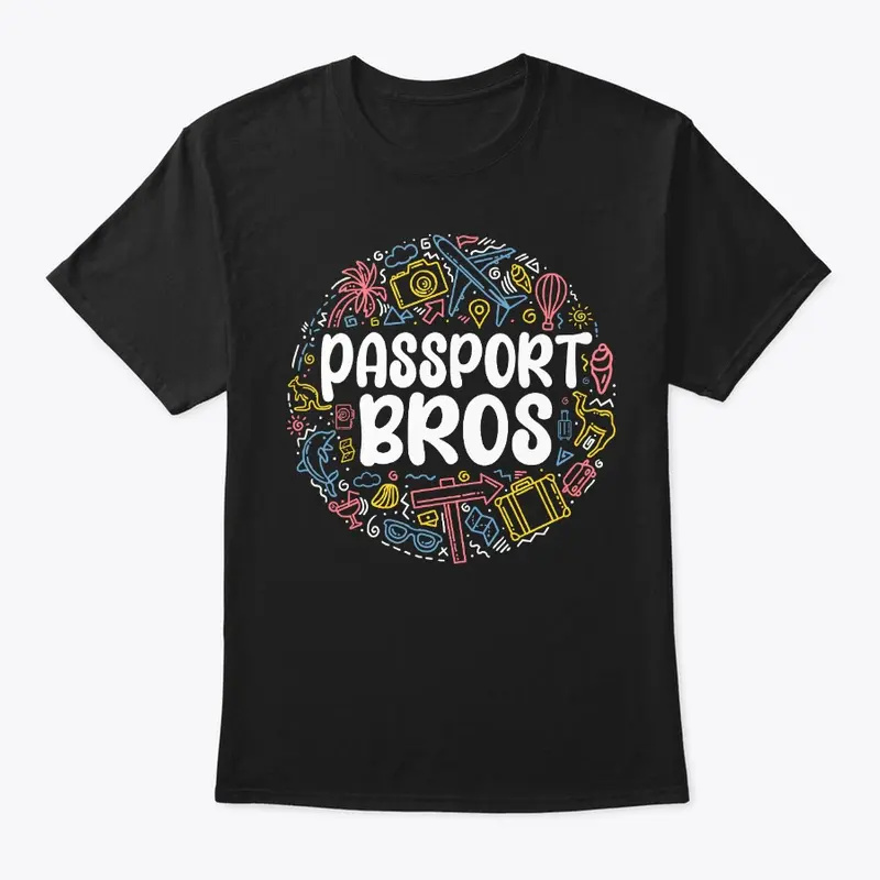 Passport Bros (Black tee)